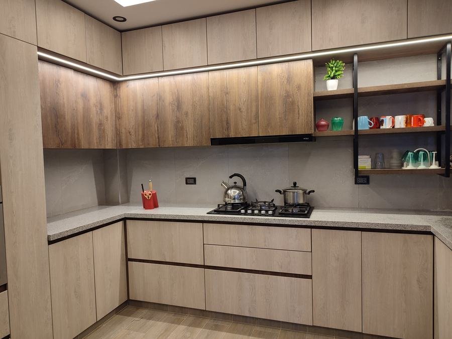 Cocina en Madera Clara