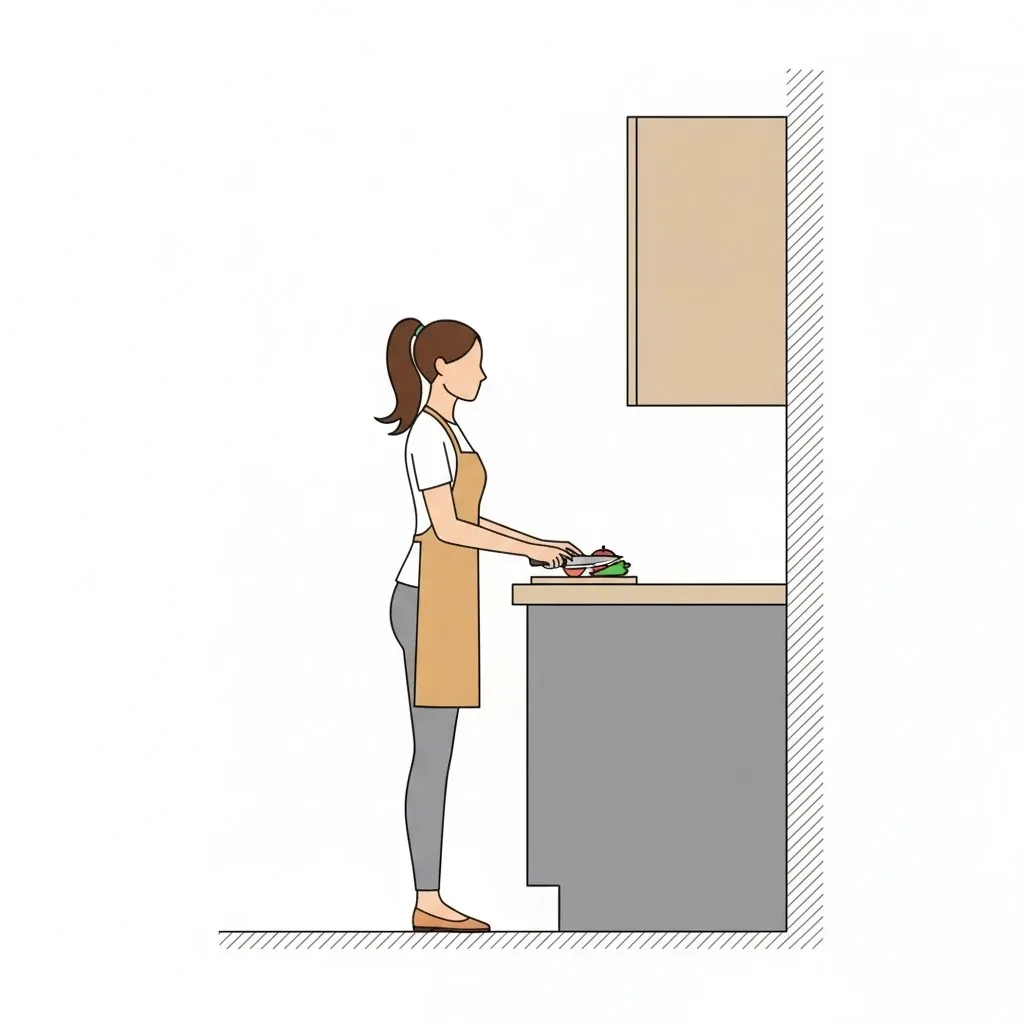 Zona de preparación en la cocina