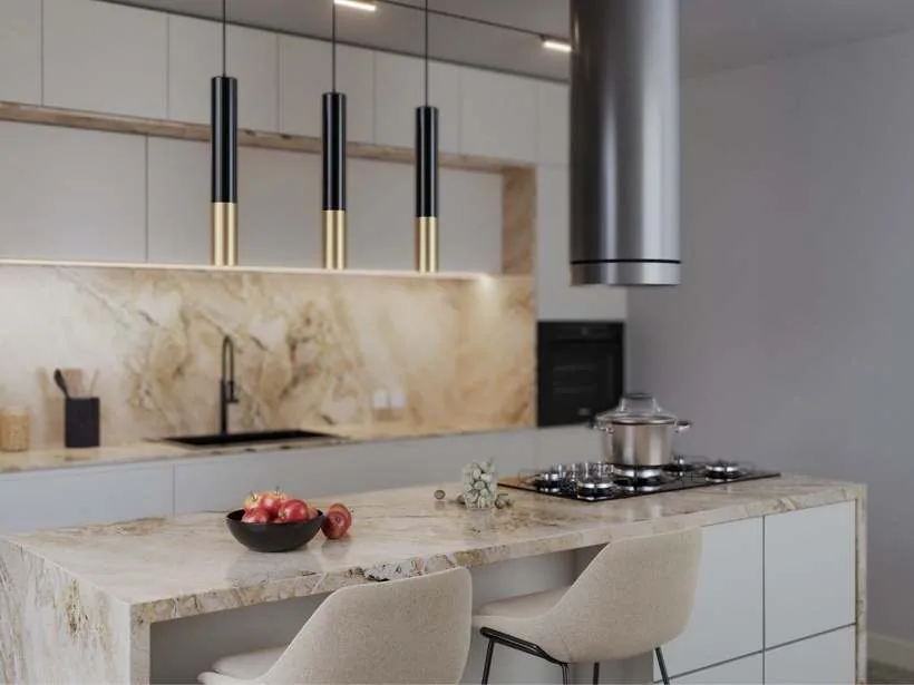 Cocina en isla